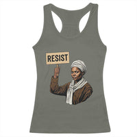 Funny Harriet Tubman Says Resist Racerback Tank Top Black Pride Inspiration Gift - Wonder Print Shop