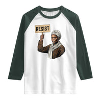 Funny Harriet Tubman Says Resist Raglan Shirt Black Pride Inspiration Gift - Wonder Print Shop