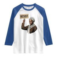 Funny Harriet Tubman Says Resist Raglan Shirt Black Pride Inspiration Gift - Wonder Print Shop