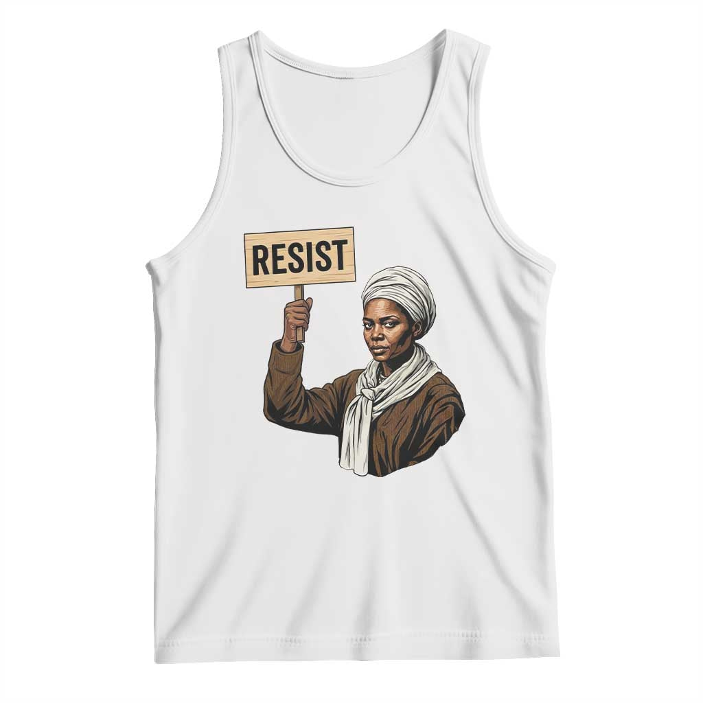 Funny Harriet Tubman Says Resist Tank Top Black Pride Inspiration Gift - Wonder Print Shop