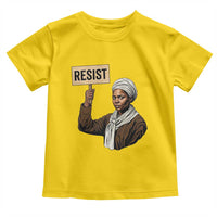 Funny Harriet Tubman Says Resist Toddler T Shirt Black Pride Inspiration Gift - Wonder Print Shop