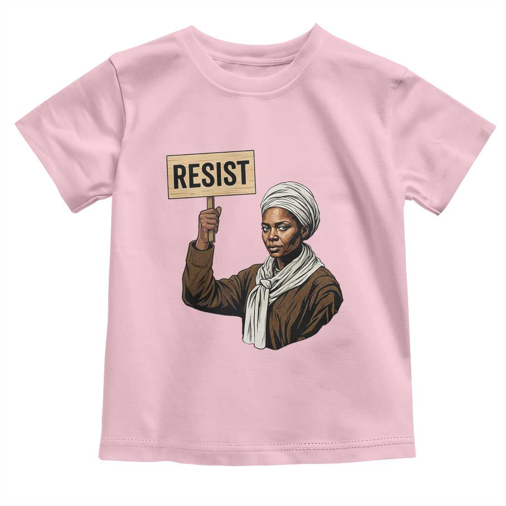 Funny Harriet Tubman Says Resist Toddler T Shirt Black Pride Inspiration Gift - Wonder Print Shop