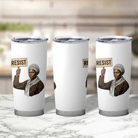 Funny Harriet Tubman Says Resist Tumbler Cup Black Pride Inspiration Gift - Wonder Print Shop