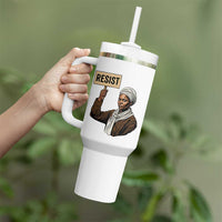 Funny Harriet Tubman Says Resist Tumbler With Handle Black Pride Inspiration Gift - Wonder Print Shop