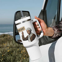 Funny Harriet Tubman Says Resist Tumbler With Handle Black Pride Inspiration Gift - Wonder Print Shop