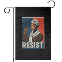 Funny Harriet Tubman Says Resist Garden Flag Strong Black Woman Leader - Wonder Print Shop