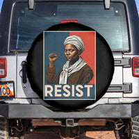 Funny Harriet Tubman Says Resist Spare Tire Cover Strong Black Woman Leader - Wonder Print Shop