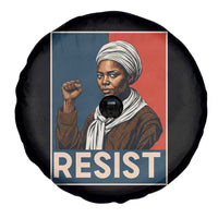 Funny Harriet Tubman Says Resist Spare Tire Cover Strong Black Woman Leader - Wonder Print Shop