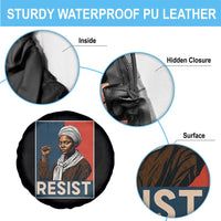 Funny Harriet Tubman Says Resist Spare Tire Cover Strong Black Woman Leader - Wonder Print Shop