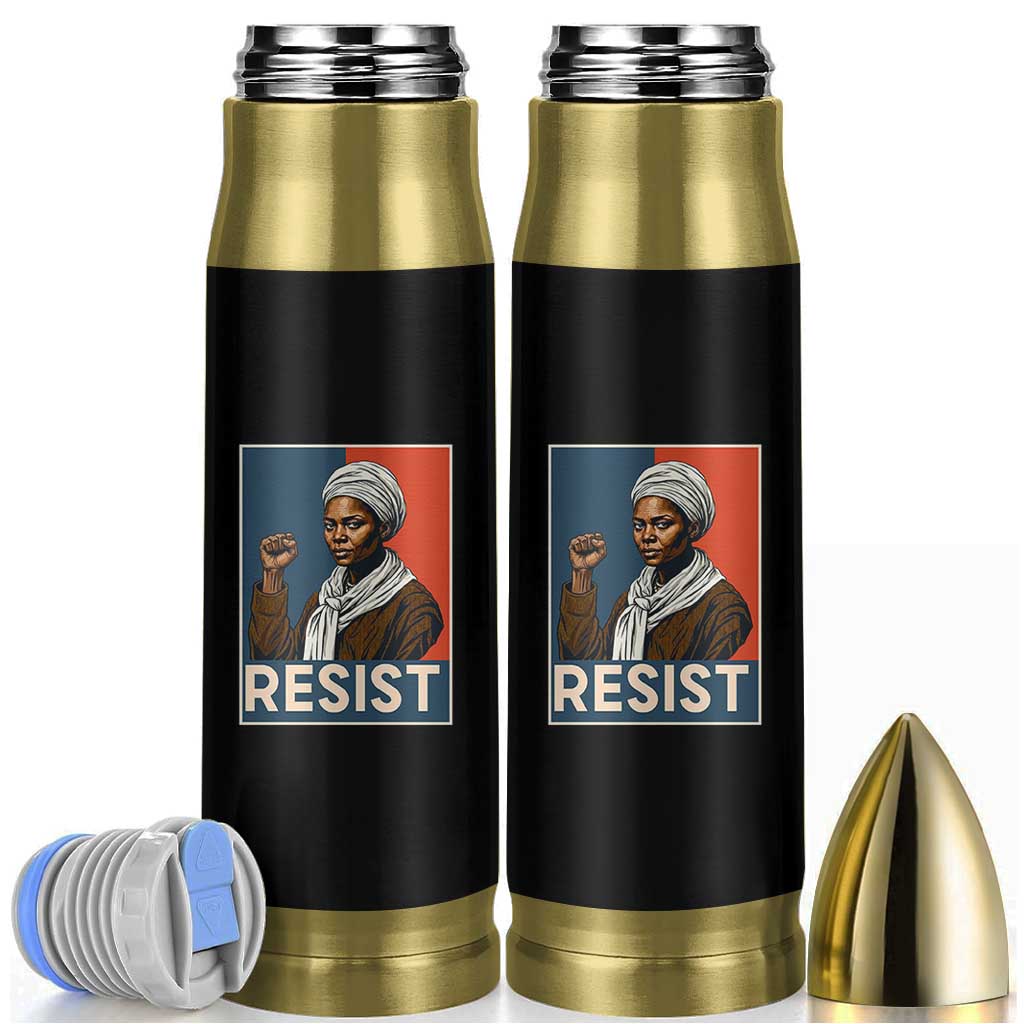 Funny Harriet Tubman Says Resist Bullet Tumbler Strong Black Woman Leader - Wonder Print Shop