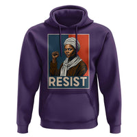 Funny Harriet Tubman Says Resist Hoodie Strong Black Woman Leader - Wonder Print Shop