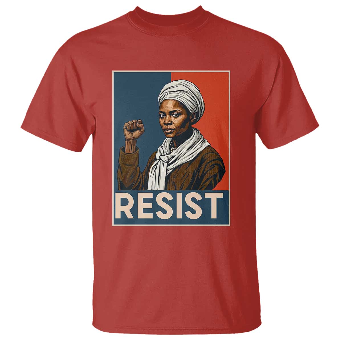 Funny Harriet Tubman Says Resist T Shirt Strong Black Woman Leader - Wonder Print Shop
