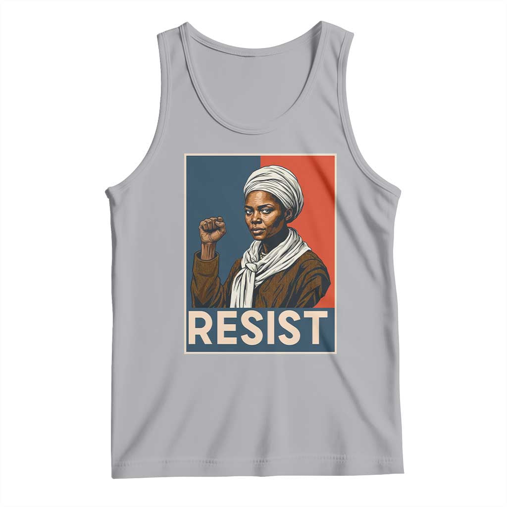 Funny Harriet Tubman Says Resist Tank Top Strong Black Woman Leader - Wonder Print Shop