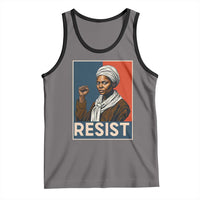 Funny Harriet Tubman Says Resist Tank Top Strong Black Woman Leader - Wonder Print Shop