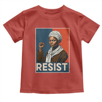 Funny Harriet Tubman Says Resist Toddler T Shirt Strong Black Woman Leader - Wonder Print Shop