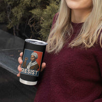 Funny Harriet Tubman Says Resist Tumbler Cup Strong Black Woman Leader - Wonder Print Shop