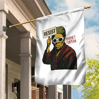 Funny Harriet Tubman Says Resist Garden Flag Female Empowerment History Gift - Wonder Print Shop