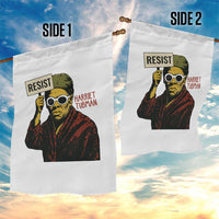 Funny Harriet Tubman Says Resist Garden Flag Female Empowerment History Gift - Wonder Print Shop