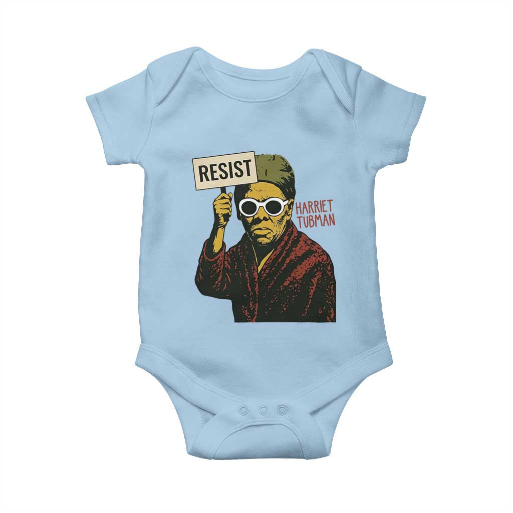Funny Harriet Tubman Says Resist Baby Onesie Female Empowerment History Gift - Wonder Print Shop
