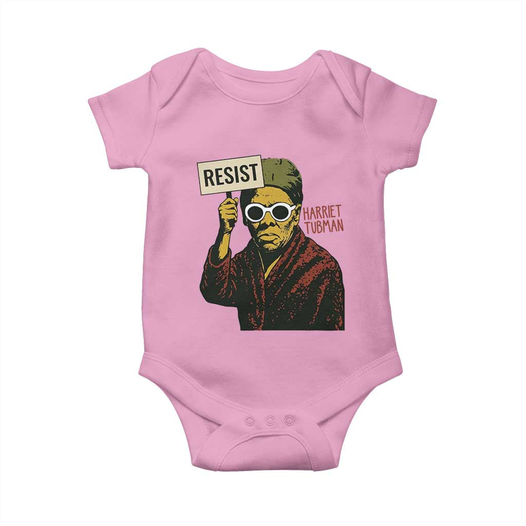 Funny Harriet Tubman Says Resist Baby Onesie Female Empowerment History Gift - Wonder Print Shop