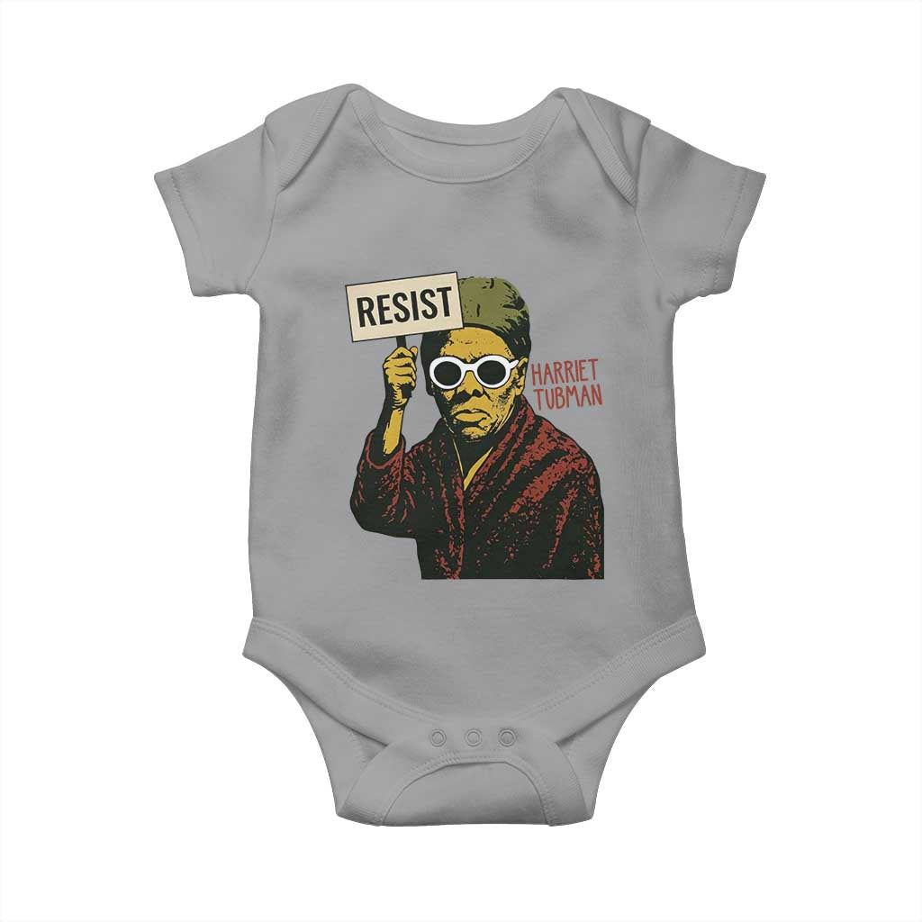 Funny Harriet Tubman Says Resist Baby Onesie Female Empowerment History Gift - Wonder Print Shop