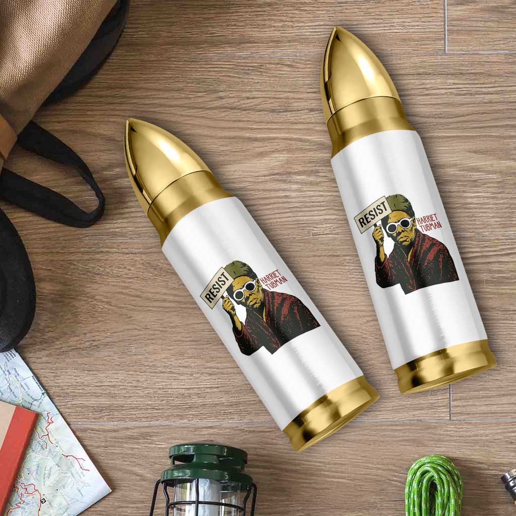 Funny Harriet Tubman Says Resist Bullet Tumbler Female Empowerment History Gift - Wonder Print Shop