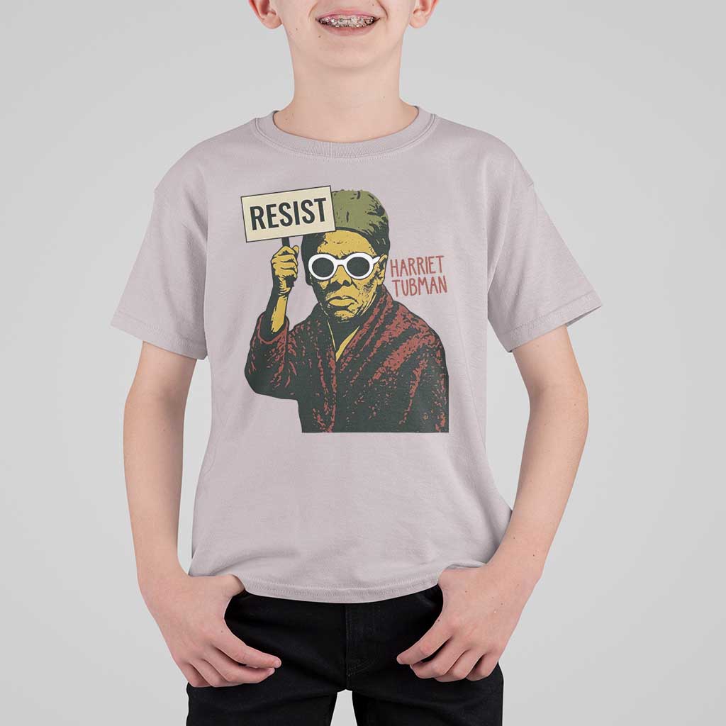 Funny Harriet Tubman Says Resist T Shirt For Kid Female Empowerment History Gift - Wonder Print Shop