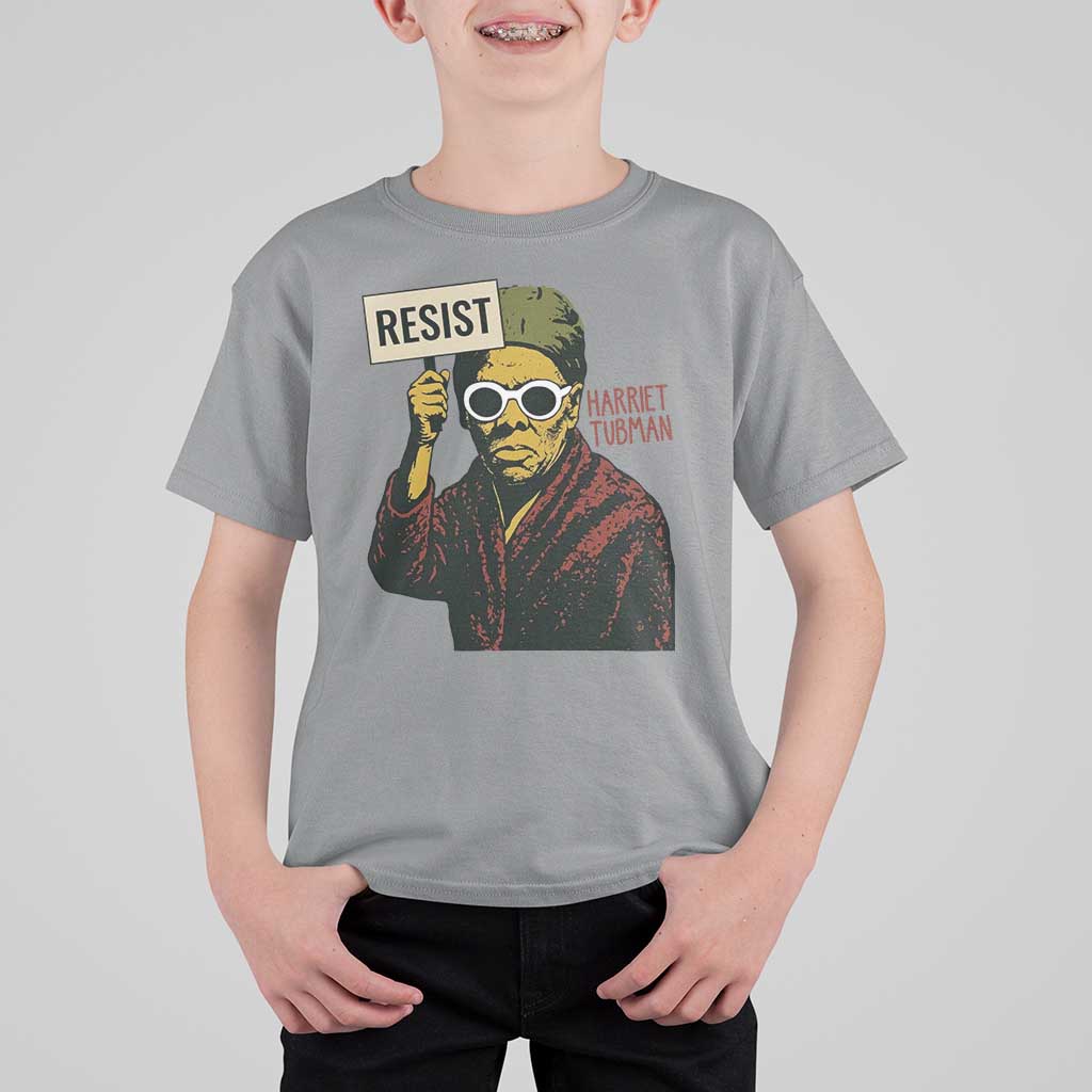 Funny Harriet Tubman Says Resist T Shirt For Kid Female Empowerment History Gift - Wonder Print Shop
