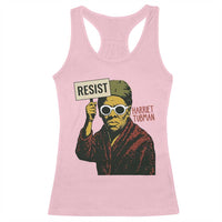 Funny Harriet Tubman Says Resist Racerback Tank Top Female Empowerment History Gift - Wonder Print Shop