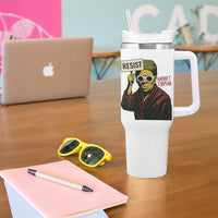 Funny Harriet Tubman Says Resist Tumbler With Handle Female Empowerment History Gift - Wonder Print Shop