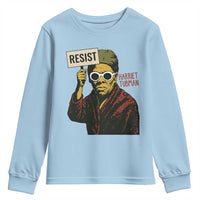 Funny Harriet Tubman Says Resist Youth Sweatshirt Female Empowerment History Gift - Wonder Print Shop