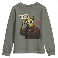 Funny Harriet Tubman Says Resist Youth Sweatshirt Female Empowerment History Gift - Wonder Print Shop