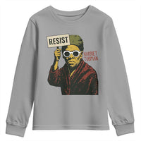 Funny Harriet Tubman Says Resist Youth Sweatshirt Female Empowerment History Gift - Wonder Print Shop