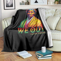 Harriet Tubman We Out Throw Blanket Female Empowerment History Gift - Wonder Print Shop