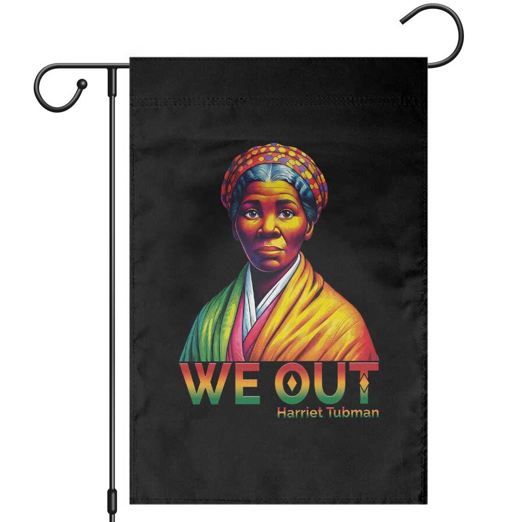 Harriet Tubman We Out Garden Flag Female Empowerment History Gift - Wonder Print Shop