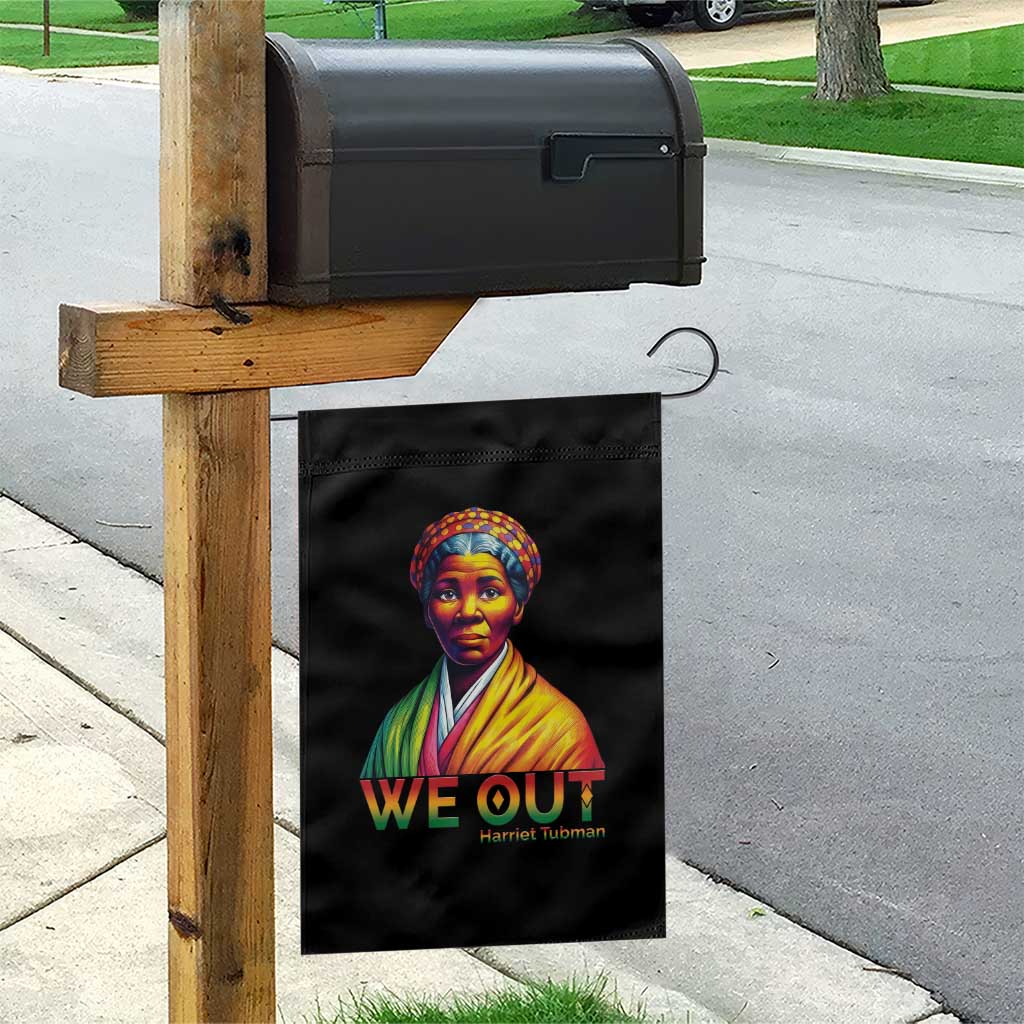 Harriet Tubman We Out Garden Flag Female Empowerment History Gift - Wonder Print Shop