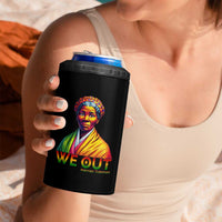 Harriet Tubman We Out 4 in 1 Can Cooler Tumbler Female Empowerment History Gift - Wonder Print Shop