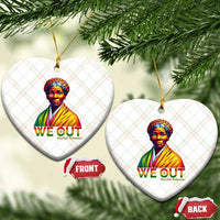 Harriet Tubman We Out Ceramic Ornament Female Empowerment History Gift - Wonder Print Shop