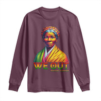 Harriet Tubman We Out Long Sleeve Shirt Female Empowerment History Gift - Wonder Print Shop