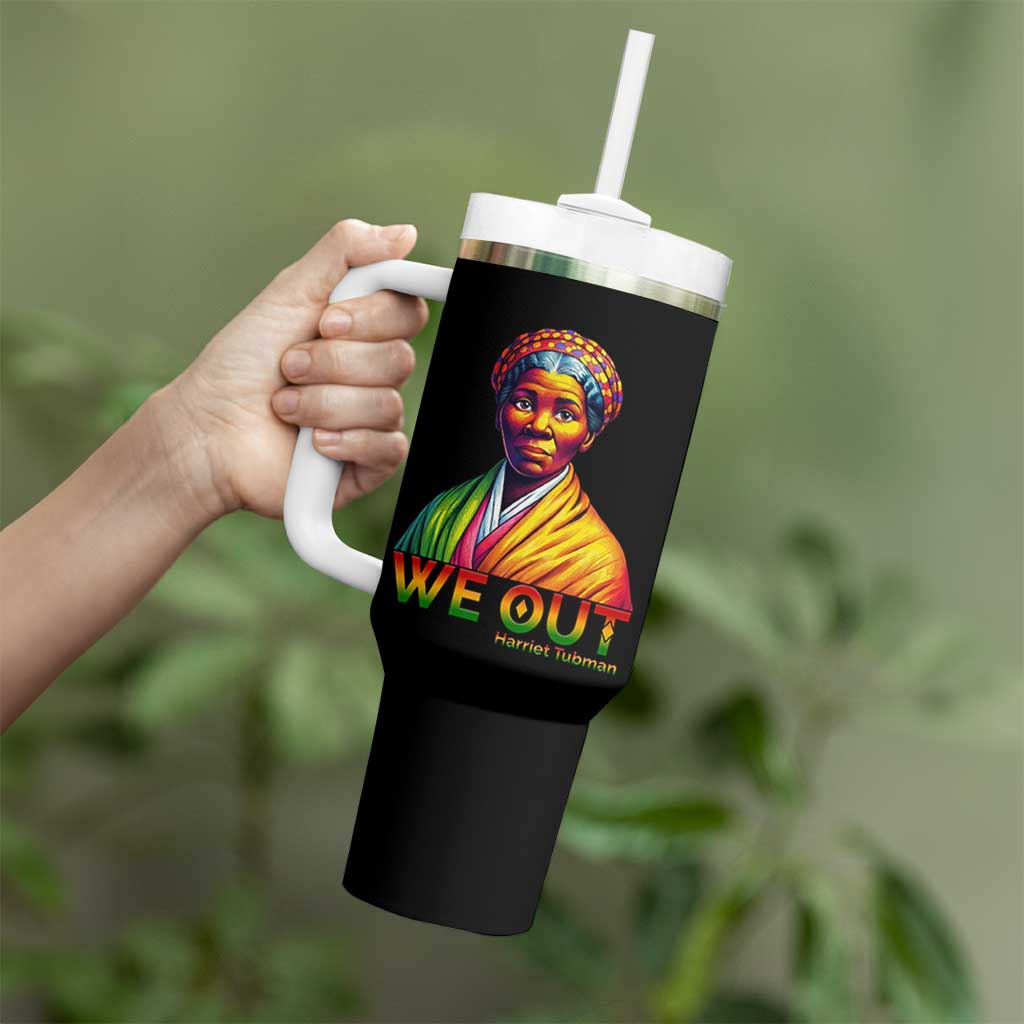 Harriet Tubman We Out Tumbler With Handle Female Empowerment History Gift - Wonder Print Shop