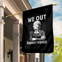 We Out Harriet Tubman Garden Flag Black Women Empowerment - Wonder Print Shop