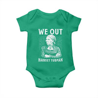 We Out Harriet Tubman Baby Onesie Black Women Empowerment - Wonder Print Shop