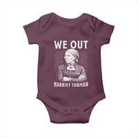 We Out Harriet Tubman Baby Onesie Black Women Empowerment - Wonder Print Shop