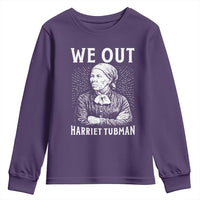 We Out Harriet Tubman Youth Sweatshirt Black Women Empowerment - Wonder Print Shop