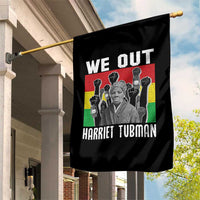 Harriet Tubman Garden Flag We Out Women Empowerment Quote - Wonder Print Shop