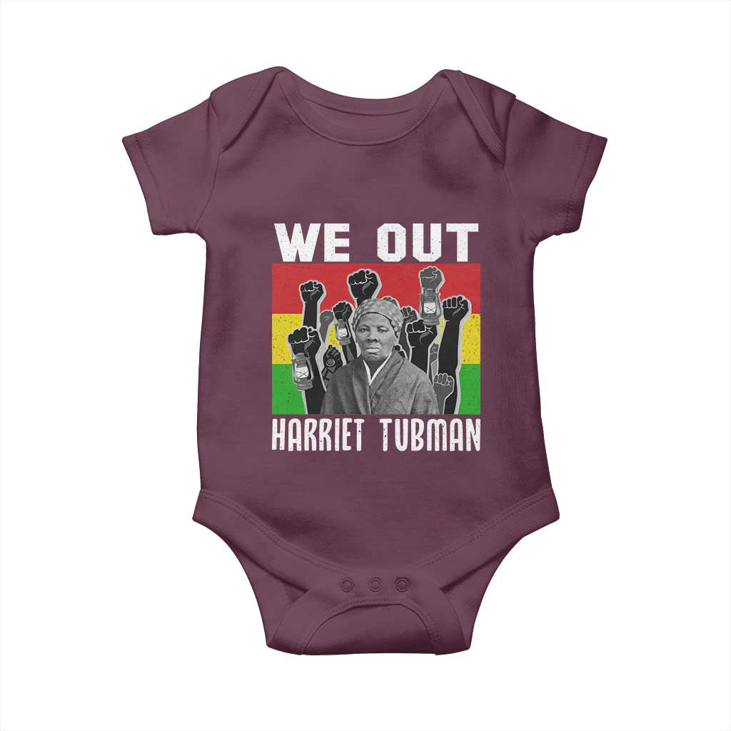 Harriet Tubman Baby Onesie We Out Women Empowerment Quote - Wonder Print Shop