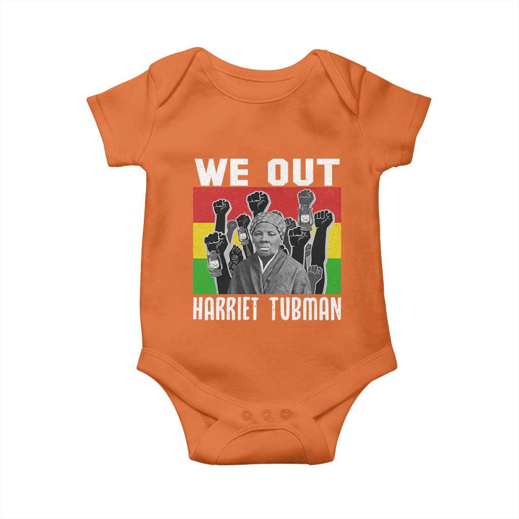 Harriet Tubman Baby Onesie We Out Women Empowerment Quote - Wonder Print Shop
