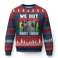 Harriet Tubman Ugly Christmas Sweater We Out Women Empowerment Quote - Wonder Print Shop