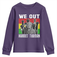 Harriet Tubman Youth Sweatshirt We Out Women Empowerment Quote - Wonder Print Shop