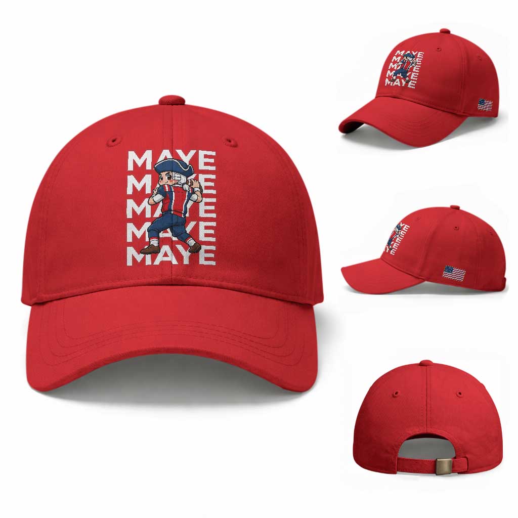 Funny NE Football Fan Gift Baseball Cap Maye Lover